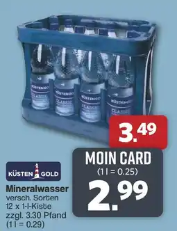 Famila Nord West KÜSTEN GOLD Mineralwasser Angebot