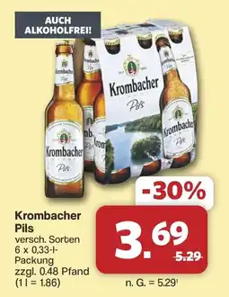 Famila Nord West Krombacher Pils Angebot
