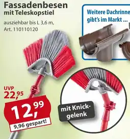 Sonderpreis Baumarkt Fassadenbesen mit Teleskopstiel Angebot