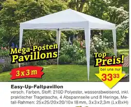 Wiglo Wunderland Mega-Posten Pavillons Easy-Up-Falt pavillon Angebot