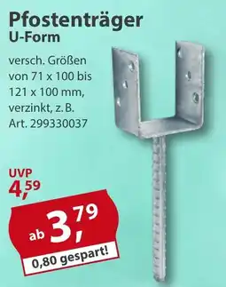 Sonderpreis Baumarkt Pfostenträger U-Form Angebot