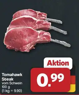 Famila Nord West Tomahawk Steak vom Schwein Angebot