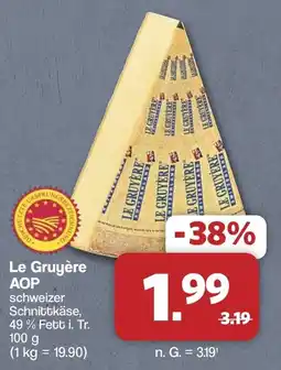 Famila Nord West Le Gruyère AOP schweizer Schnittkäse Angebot