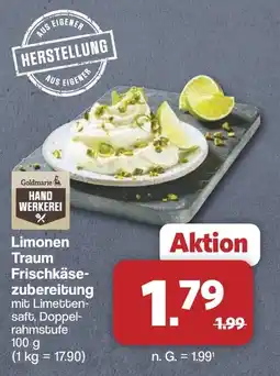 Famila Nord West Goldmarie Handwerkerei Limonen Traum Frischkäsezubereitung Angebot