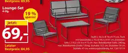 Sonderpreis Baumarkt Lounge-Set Angebot