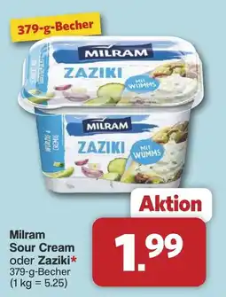 Famila Nord West Milram Sour Cream oder Zaziki Angebot