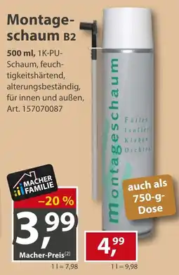 Sonderpreis Baumarkt Montageschaum B2 Angebot