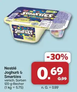 Famila Nord West Nestlé Joghurt & Smarties Angebot