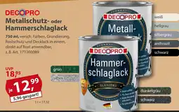 Sonderpreis Baumarkt DECOPRO Metallschutz- oder Hammerschlaglack Angebot