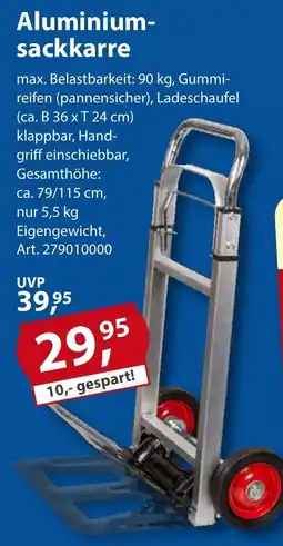 Sonderpreis Baumarkt Aluminium-sackkarre Angebot