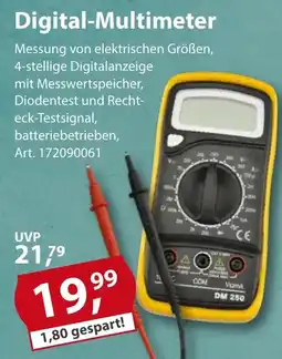Sonderpreis Baumarkt Digital-Multimeter DM 250 Angebot