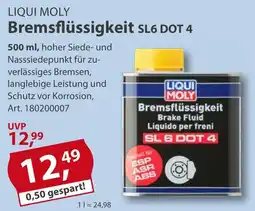 Sonderpreis Baumarkt LIQUI MOLY Bremsflüssigkeit SL6 DOT 4 Angebot