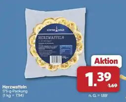 Famila Nord West KÜSTEN GOLD HERZWAFFELN Angebot