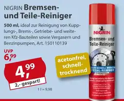 Sonderpreis Baumarkt NIGRIN Bremsen- und Teile-Reiniger Angebot