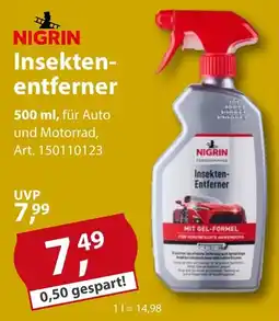 Sonderpreis Baumarkt NIGRIN Insekten-entferner Angebot