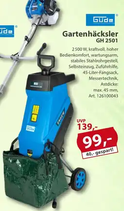Sonderpreis Baumarkt Güde Gartenhäcksler GH 2501 Angebot