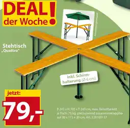 Sonderpreis Baumarkt Stehtisch "Quattro" Angebot