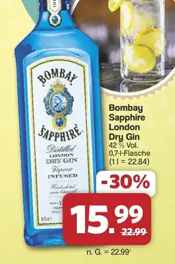 Famila Nord West Bombay Sapphire London Dry Gin Angebot