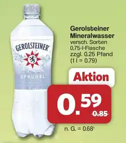 Famila Nord West Gerolsteiner Mineralwasser Angebot
