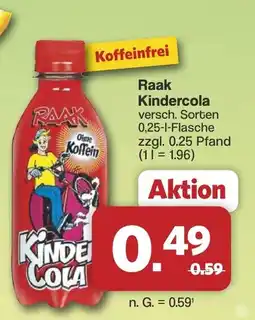 Famila Nord West Raak Kindercola Angebot