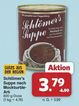 Famila Nord West Schlömer's Suppe nach Mockturtle-Art Angebot