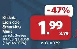 Famila Nord West Kitkat, Lion oder Smarties Minis Angebot