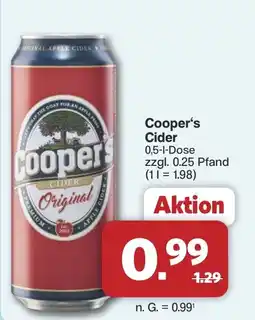Famila Nord West Cooper's Cider Angebot