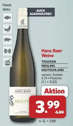 Famila Nord West Hans Baer Weine Angebot