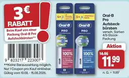 Famila Nord West Oral-B Pro Aufsteckbürsten Angebot