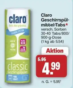 Famila Nord West Claro Geschirrspülmittel-Tabs Angebot