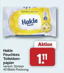 Famila Nord West Hakle Feuchtes Toilettenpapier Angebot