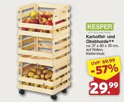 Famila Nord West KESPER Kartoffel- und Obsthorde** Angebot