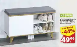 Famila Nord West KESPER Schuhschrank** Angebot