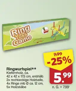 Famila Nord West Ring Toss Game Angebot