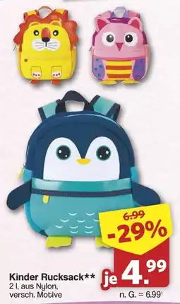 Famila Nord West Kinder Rucksack** Angebot