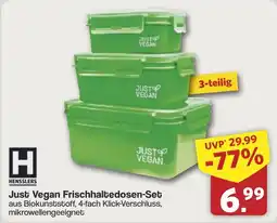 Famila Nord West Hensslers Just Vegan Frischhaltedosen-Set Angebot