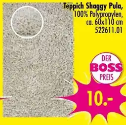 Möbel Boss Teppich Shaggy Pula Angebot