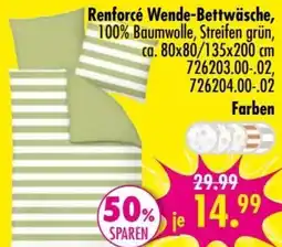 Möbel Boss Renforcé Wende-Bettwäsche Angebot