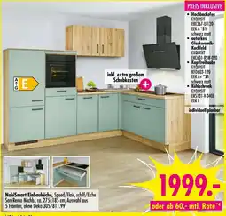 Möbel Boss NobiSmart Einbauküche, Speed/Flair, schilf/Eiche Angebot