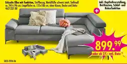 Möbel Boss Ecksofa Elba mit Funktion Angebot