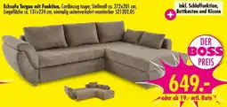 Möbel Boss Ecksofa Torgau mit Funktion Angebot