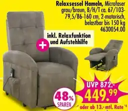 Möbel Boss Relaxsessel Hameln, Microfaser Angebot