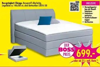 Möbel Boss Boxspringbett Chicago Angebot