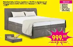 Möbel Boss Polsterbett Evita, Stoff Bison Angebot
