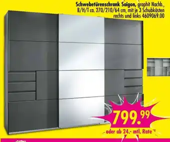 Möbel Boss Schwebetürenschrank Saigon Angebot