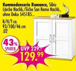 Möbel Boss Kommodenserie Romance, Sibiu Angebot