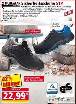 Norma WORKWEAR Sicherheitsschuhe S1P Angebot