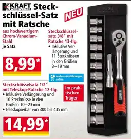 Norma KRAFT Steckschlüssel-Satz mit Ratsche Angebot