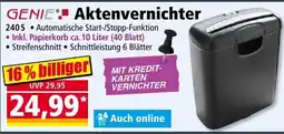 Norma GENIE Aktenvernichter 240S Angebot