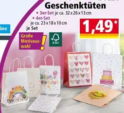 Norma Geschenktüten Angebot